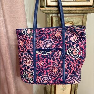 Floral Quilted Tote Bag Vera Bradley